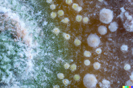 Fungal mycelium can produce mycotoxins